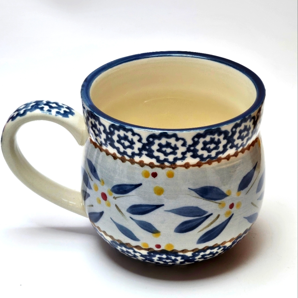 Temptations By Tara Old World Blue Mug Coffee Cup 12 Oz. Single Replacement